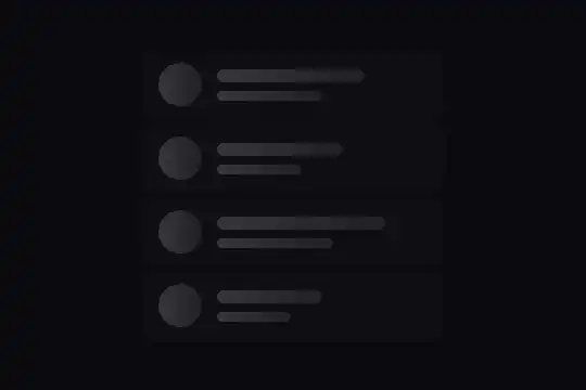 List Skeleton — animated preview