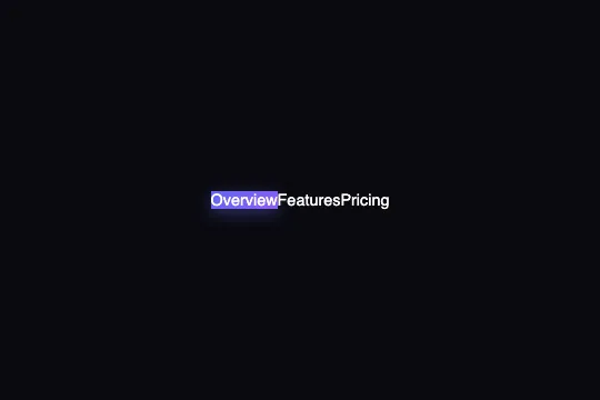 Floating Indicator — aperçu animé