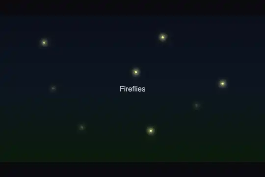 Fireflies — aperçu animé