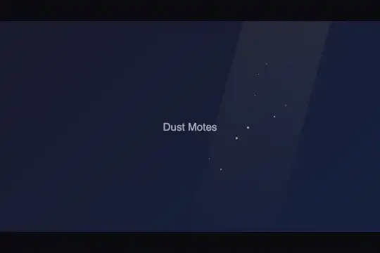 Dust Motes — animated preview