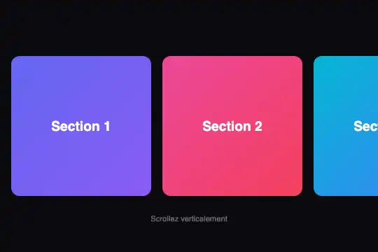 Horizontal Scroll Section — preview