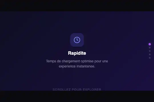 Scroll Snap Sections — animated preview