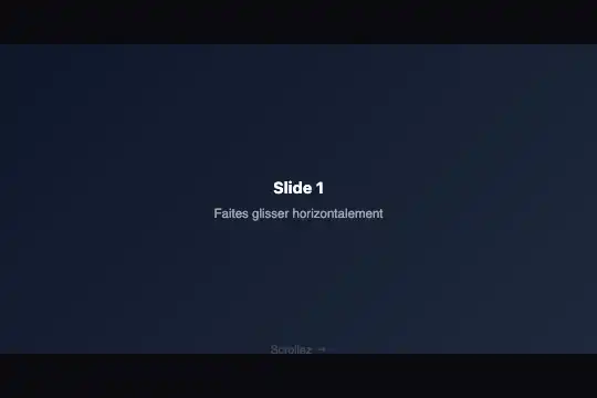 Horizontal Snap — animated preview