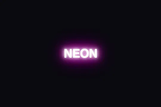 Neon Flicker — aperçu animé
