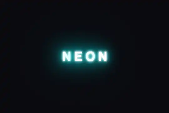 Neon Flicker Text — aperçu animé