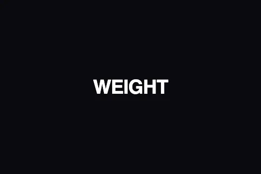 Variable Font Weight — aperçu animé