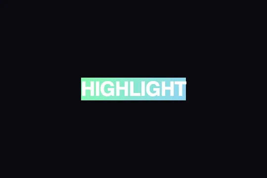 Highlight Marker — aperçu animé