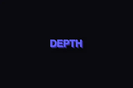 3D Shadow Depth — aperçu animé