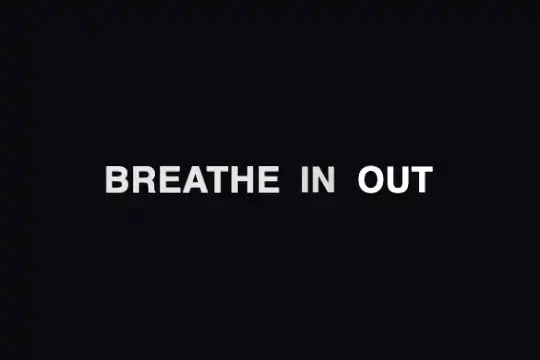 Breathing Text — aperçu animé