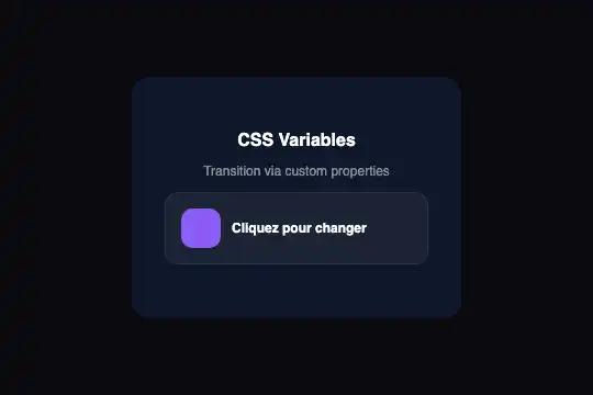 CSS Variables — aperçu