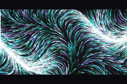 Generative Flow Field — aperçu animé