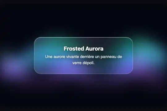 Frosted Aurora — aperçu
