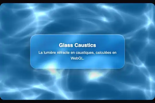 Glass Caustics (WebGL) — aperçu