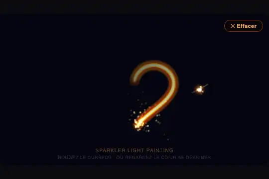 Sparkler Light Painting — animated preview