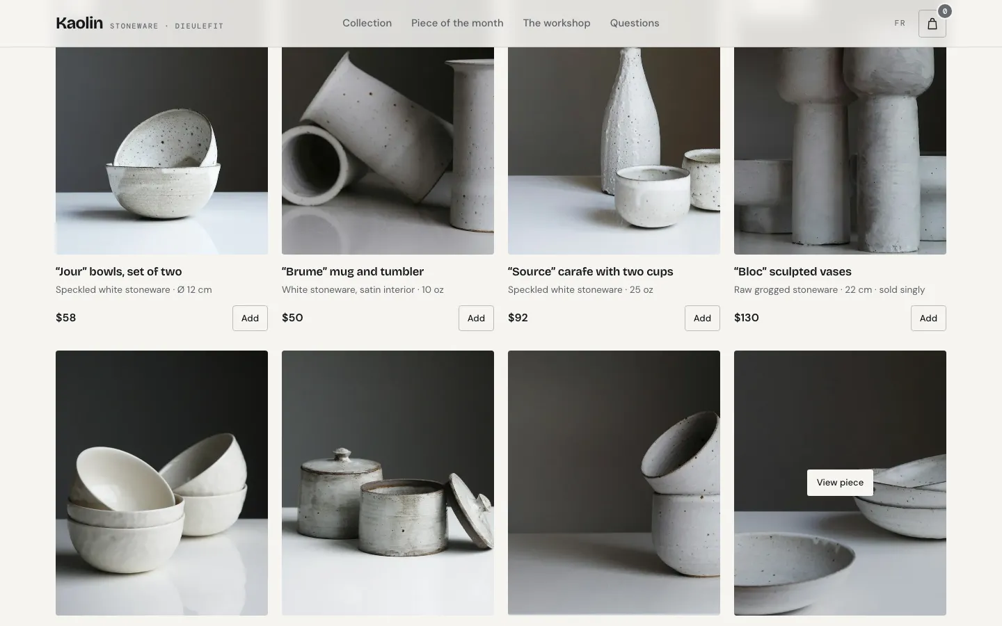 Kaolin: screenshot 2