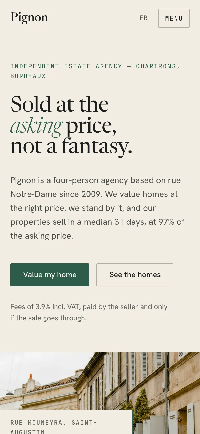 Pignon on a phone
